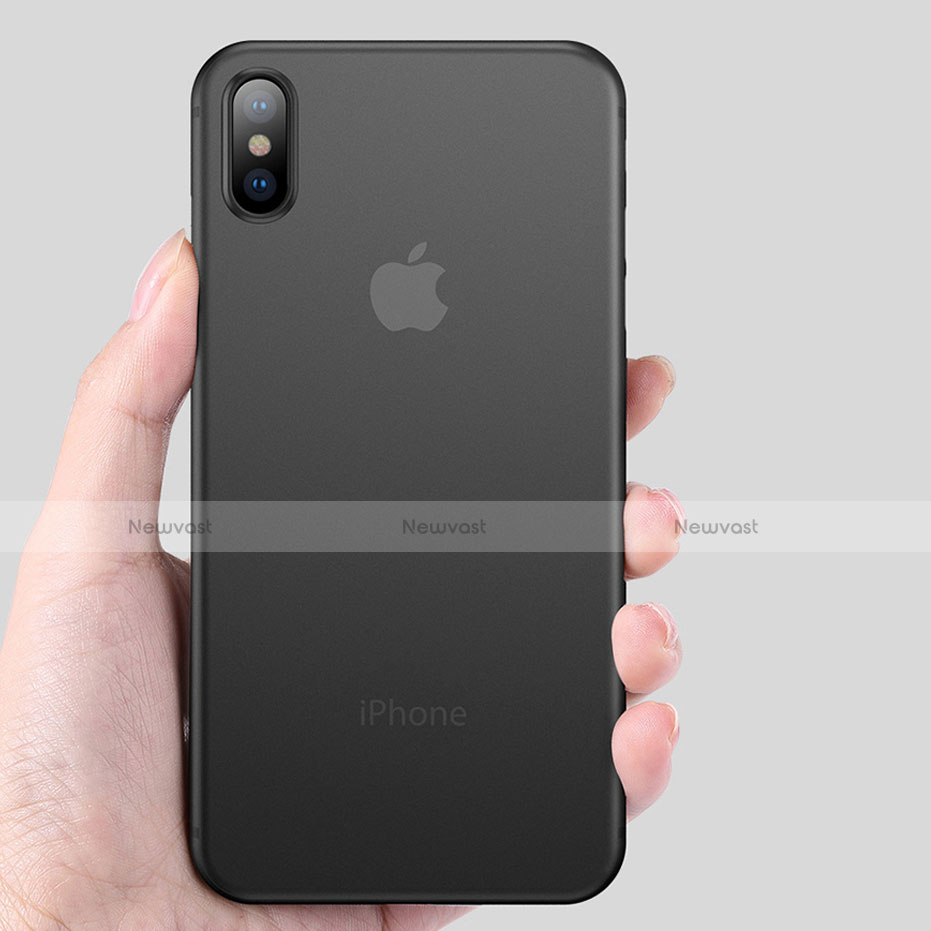 Ultra-thin Silicone Gel Soft Case V02 for Apple iPhone X Black