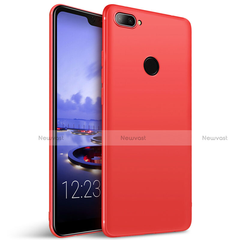 Ultra-thin Silicone Gel Soft Cover for Huawei Honor 9i Red