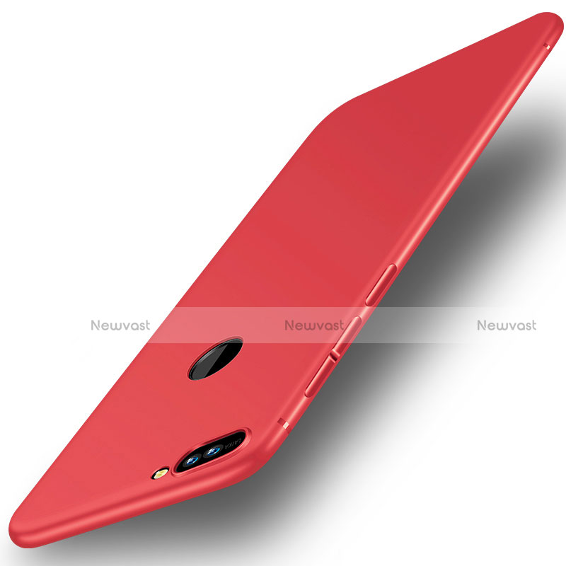 Ultra-thin Silicone Gel Soft Cover for Huawei Honor V9 Red