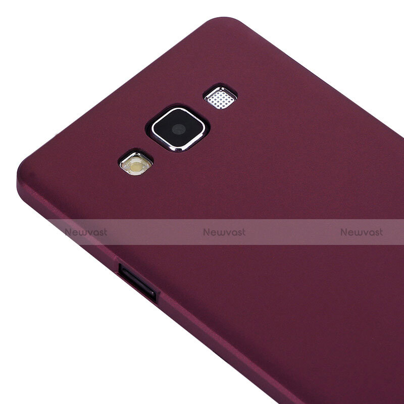 Ultra-thin Silicone Gel Soft Cover for Samsung Galaxy A7 SM-A700 Purple