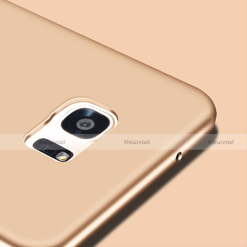 Ultra-thin Silicone Gel Soft Cover R03 for Samsung Galaxy S7 Edge G935F Gold
