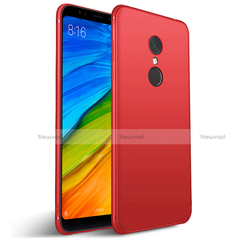 Ultra-thin Silicone Gel Soft Cover S02 for Xiaomi Redmi 5 Red