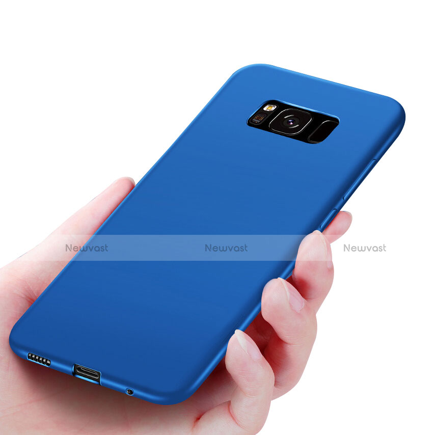 Ultra-thin Silicone Gel Soft Cover S06 for Samsung Galaxy S8 Blue
