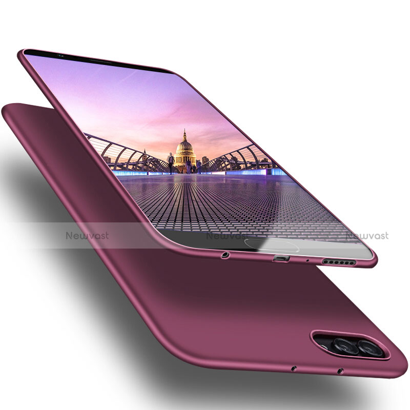 Ultra-thin Silicone Gel Soft Cover S07 for Huawei Honor View 10 Purple