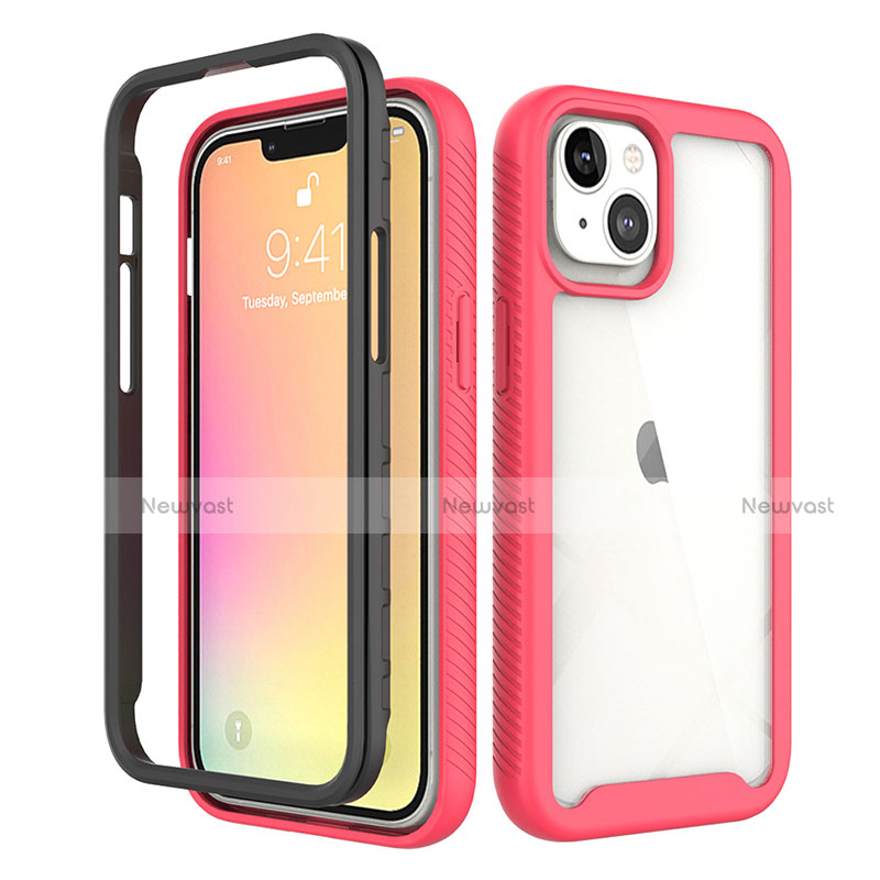 Ultra-thin Silicone Gel Soft Matte Finish Front and Back Case 360 Degrees Cover for Apple iPhone 13