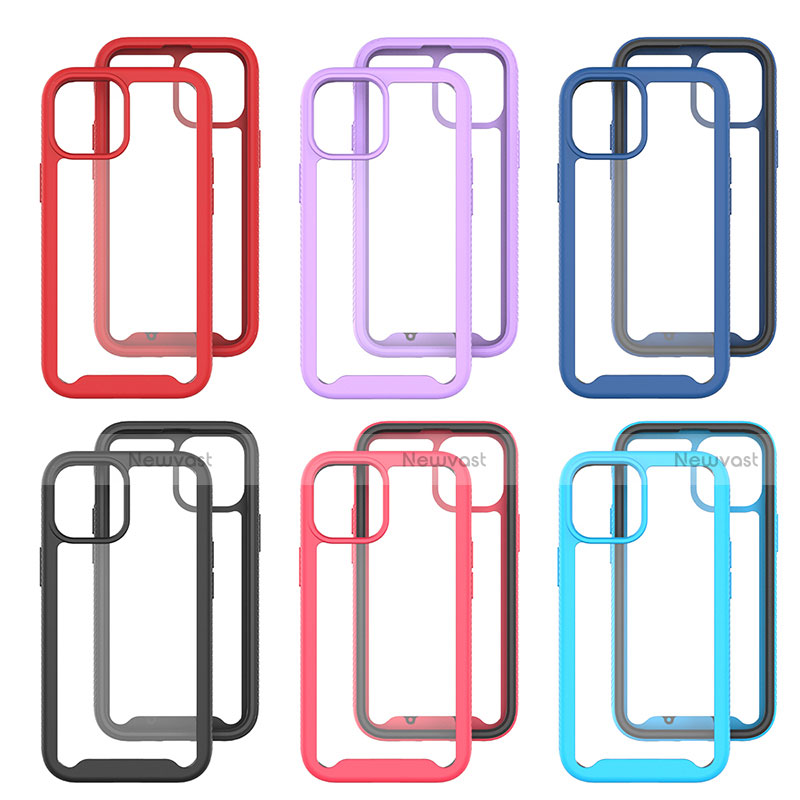 Ultra-thin Silicone Gel Soft Matte Finish Front and Back Case 360 Degrees Cover for Apple iPhone 13 Mini