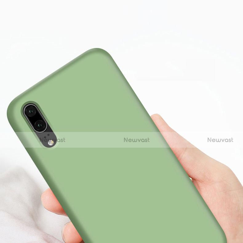 Ultra-thin Silicone Gel Soft Matte Finish Front and Back Case 360 Degrees Cover for Huawei P20