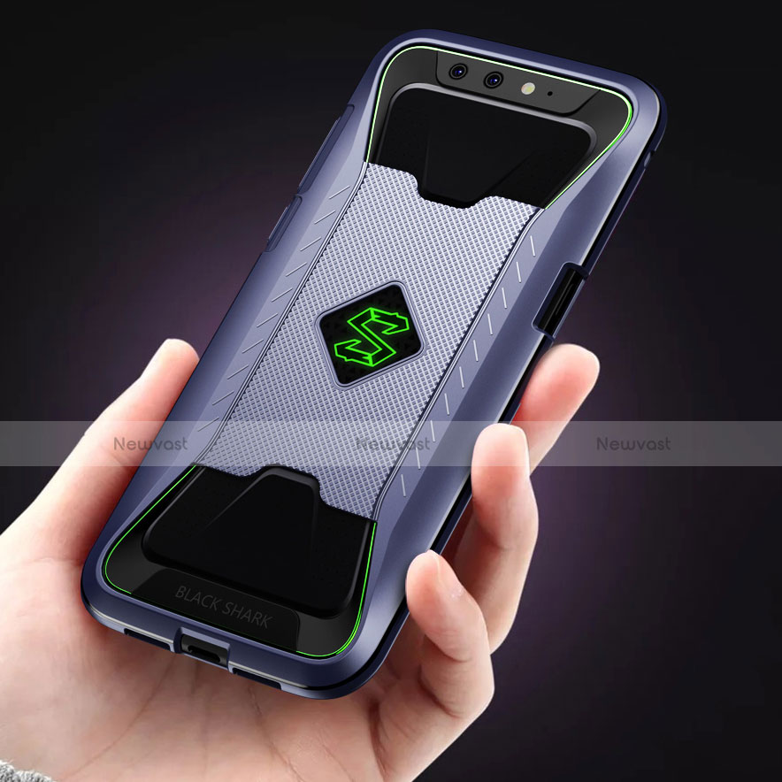 Ultra-thin Silicone TPU Soft Case 360 Degrees for Xiaomi Black Shark Blue