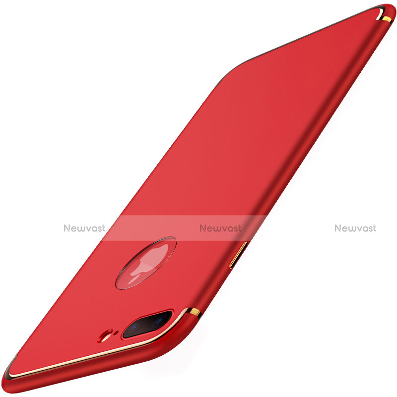 Ultra-thin Silicone TPU Soft Case D03 for Apple iPhone 8 Plus Red