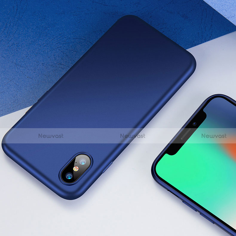 Ultra-thin Silicone TPU Soft Case for Apple iPhone X Blue