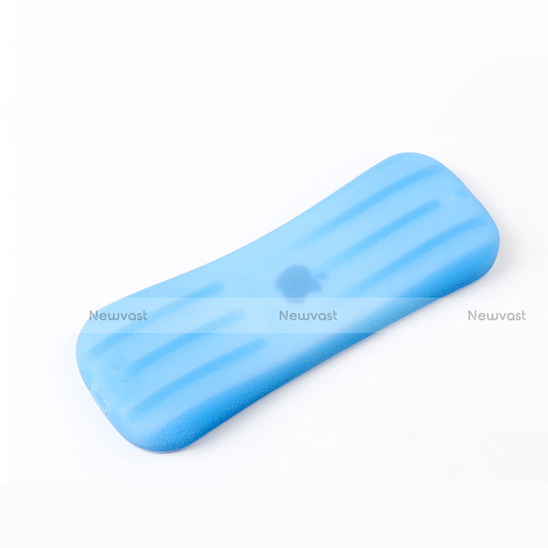 Ultra-thin Silicone TPU Soft Case for Apple TV 4 Blue