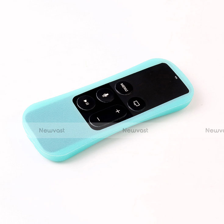 Ultra-thin Silicone TPU Soft Case for Apple TV 4 Sky Blue