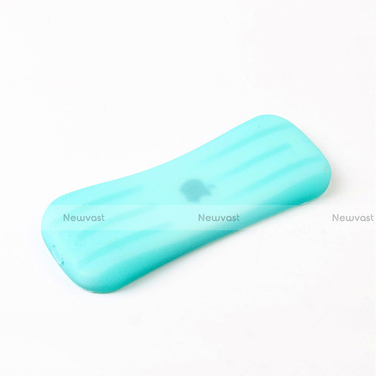 Ultra-thin Silicone TPU Soft Case for Apple TV 4 Sky Blue