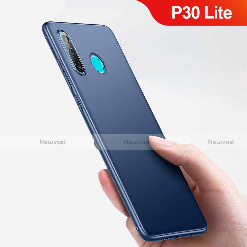 Ultra-thin Silicone TPU Soft Case for Huawei P30 Lite XL Blue