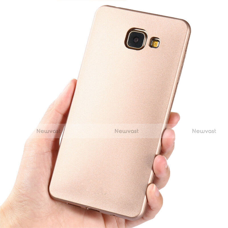 Ultra-thin Silicone TPU Soft Case for Samsung Galaxy A3 (2017) SM-A320F Gold