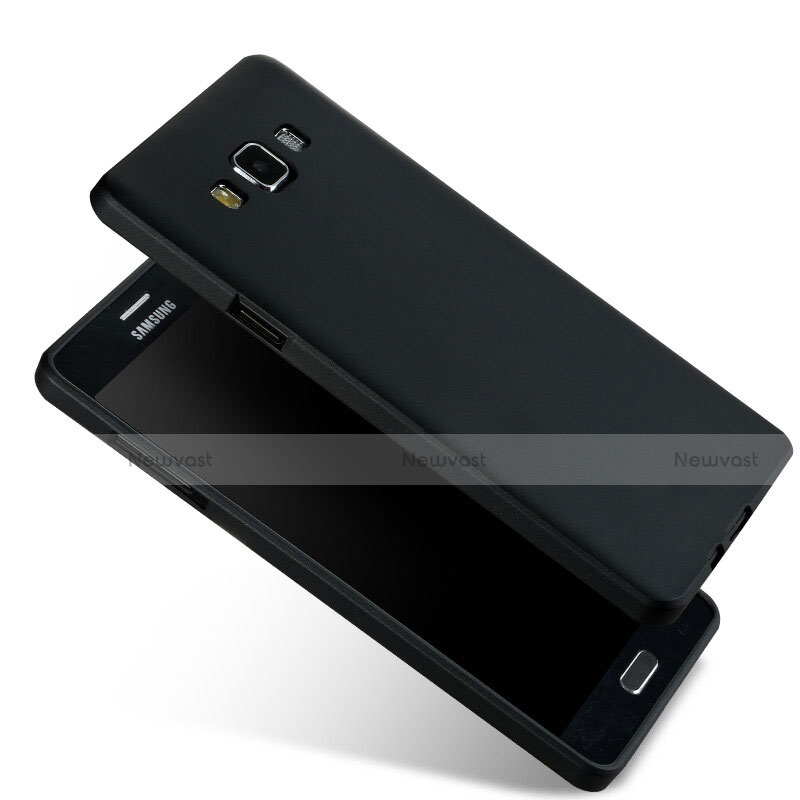 Ultra-thin Silicone TPU Soft Case for Samsung Galaxy A7 Duos SM-A700F A700FD Black
