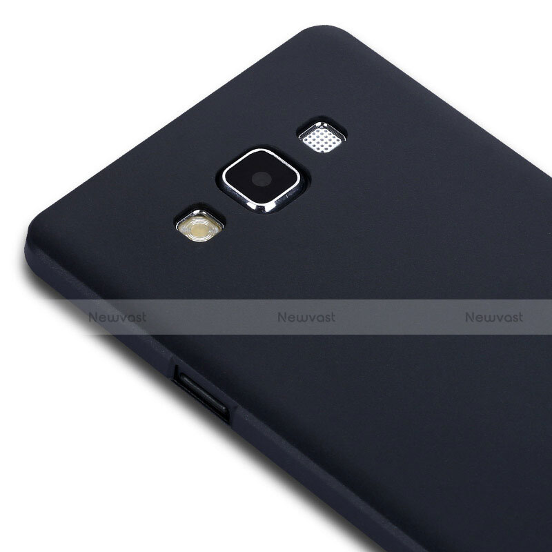 Ultra-thin Silicone TPU Soft Case for Samsung Galaxy A7 Duos SM-A700F A700FD Black