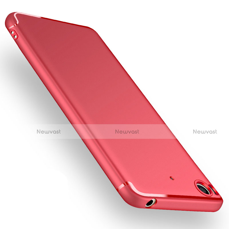 Ultra-thin Silicone TPU Soft Case for Xiaomi Mi 5S Red