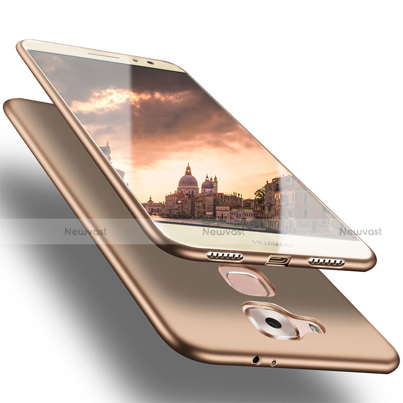 Ultra-thin Silicone TPU Soft Case S02 for Huawei G9 Plus Gold