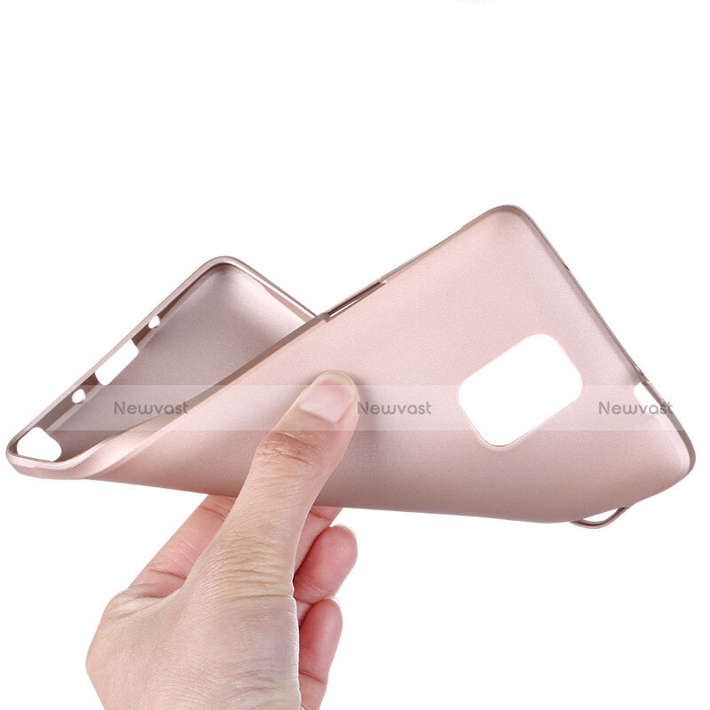 Ultra-thin Silicone TPU Soft Case S02 for Samsung Galaxy Note 4 Duos N9100 Dual SIM Rose Gold