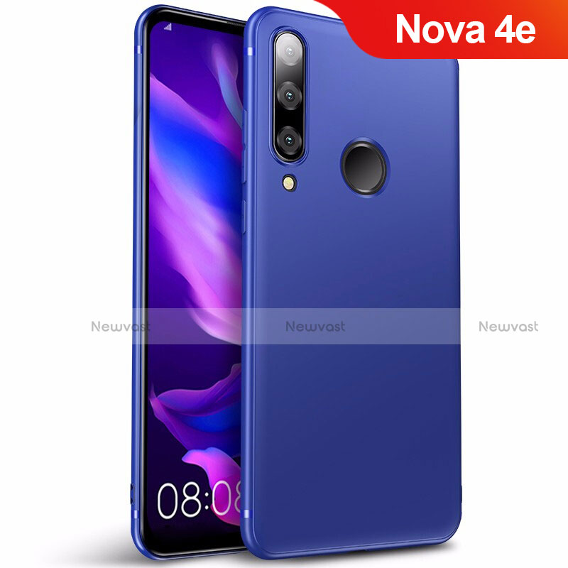 Ultra-thin Silicone TPU Soft Case S03 for Huawei Nova 4e Blue