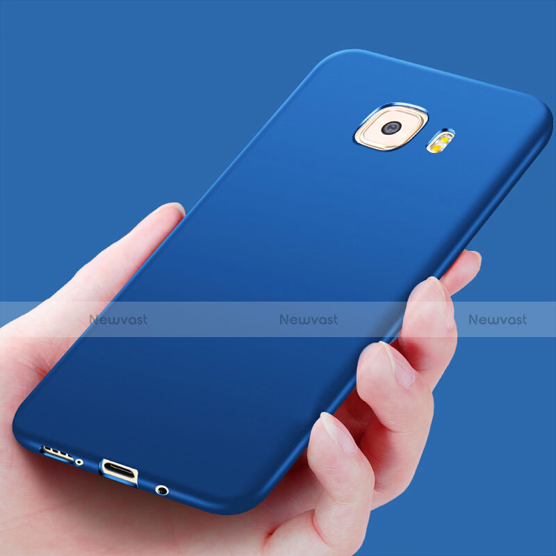 Ultra-thin Silicone TPU Soft Case S03 for Samsung Galaxy C9 Pro C9000 Blue