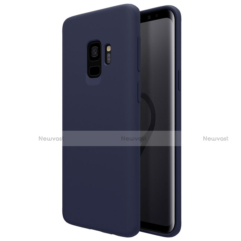 Ultra-thin Silicone TPU Soft Case S03 for Samsung Galaxy S9 Blue