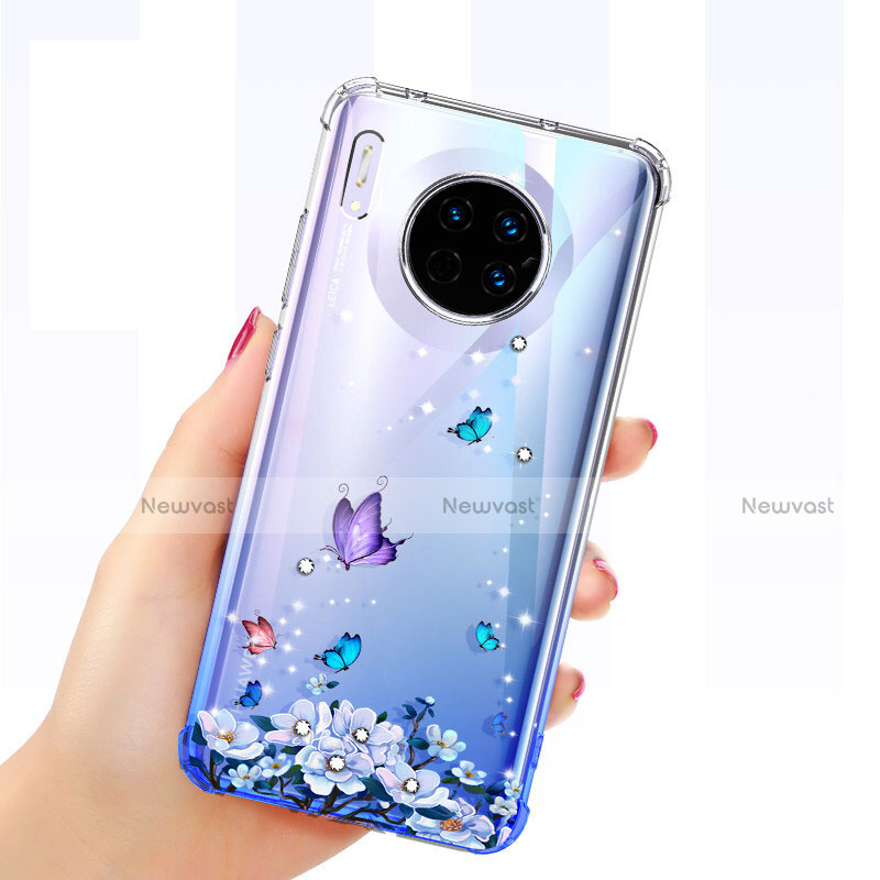 Ultra-thin Transparent Butterfly Soft Case Cover for Huawei Mate 30 5G