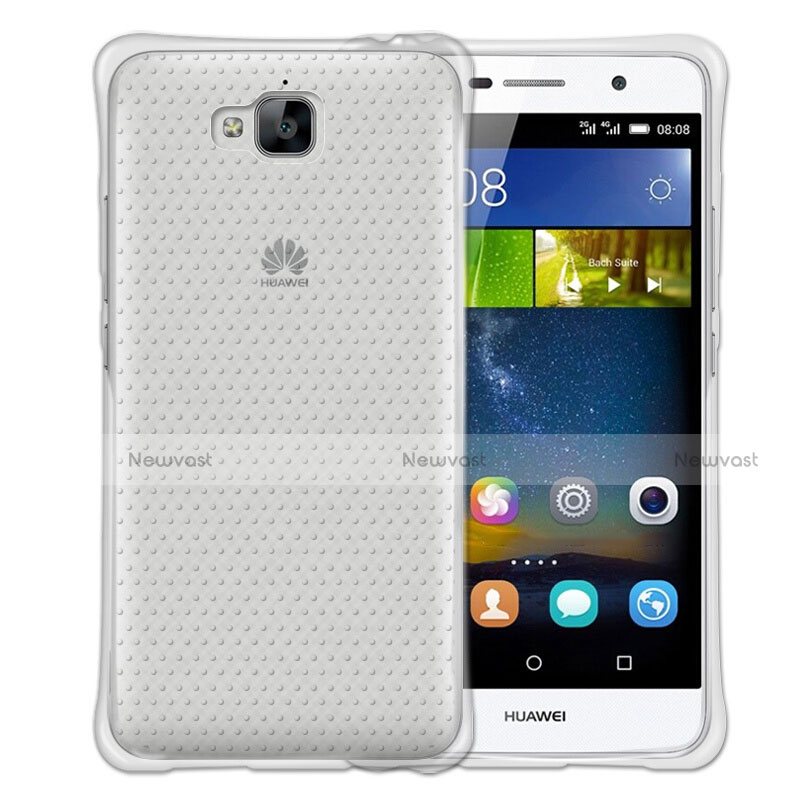 Ultra-thin Transparent Dot Gel Soft Case for Huawei Y6 Pro Clear