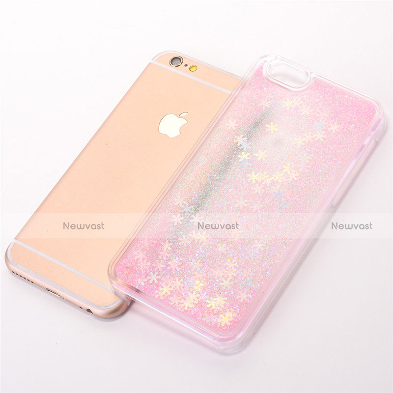 Ultra-thin Transparent Flowers Soft Case Cover T01 for Apple iPhone 6S