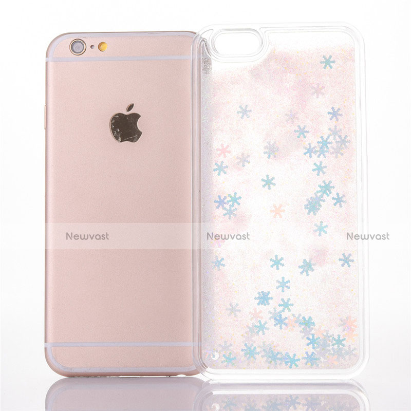 Ultra-thin Transparent Flowers Soft Case Cover T01 for Apple iPhone 6S