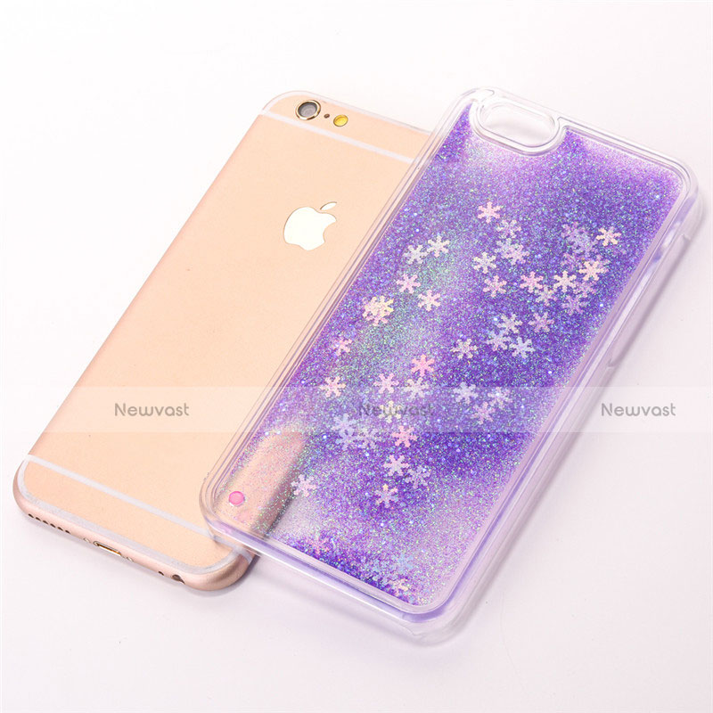 Ultra-thin Transparent Flowers Soft Case Cover T01 for Apple iPhone 6S Plus