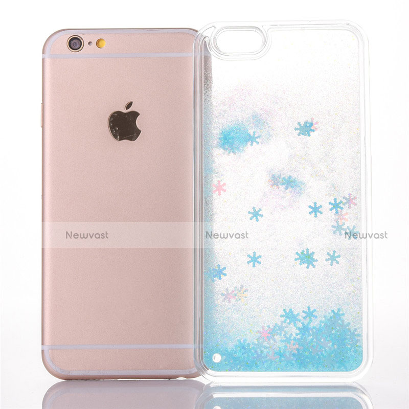 Ultra-thin Transparent Flowers Soft Case Cover T01 for Apple iPhone 6S Plus