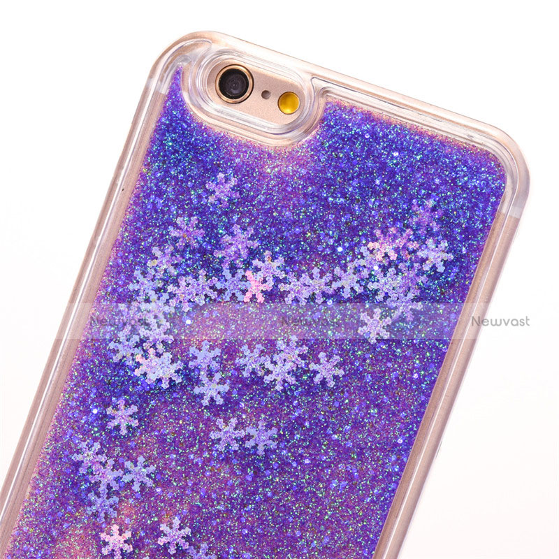 Ultra-thin Transparent Flowers Soft Case Cover T01 for Apple iPhone 6S Plus