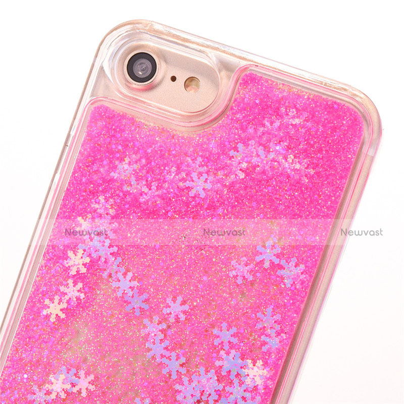 Ultra-thin Transparent Flowers Soft Case Cover T01 for Apple iPhone 7