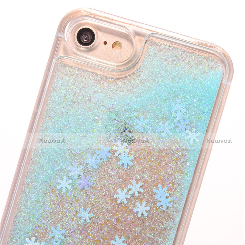 Ultra-thin Transparent Flowers Soft Case Cover T01 for Apple iPhone SE (2020)