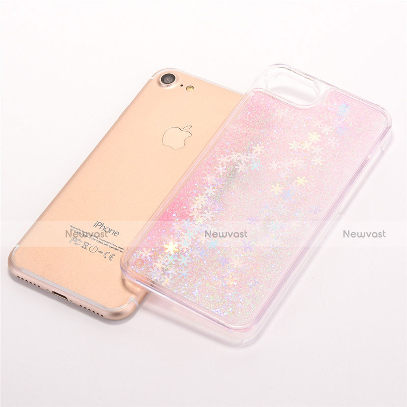 Ultra-thin Transparent Flowers Soft Case Cover T01 for Apple iPhone SE (2020)