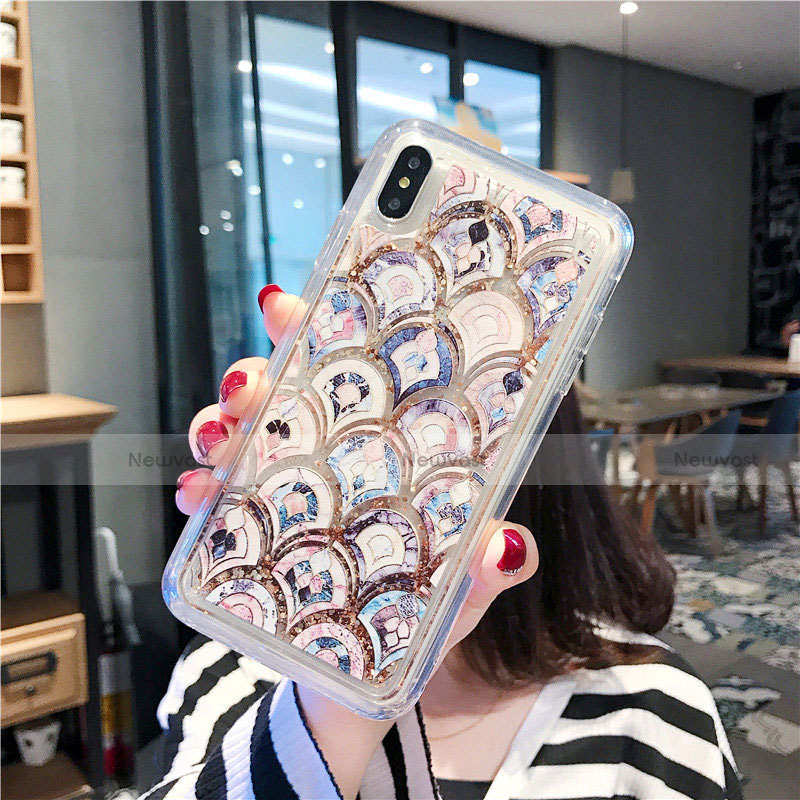 Ultra-thin Transparent Flowers Soft Case Cover T01 for Apple iPhone X Mixed