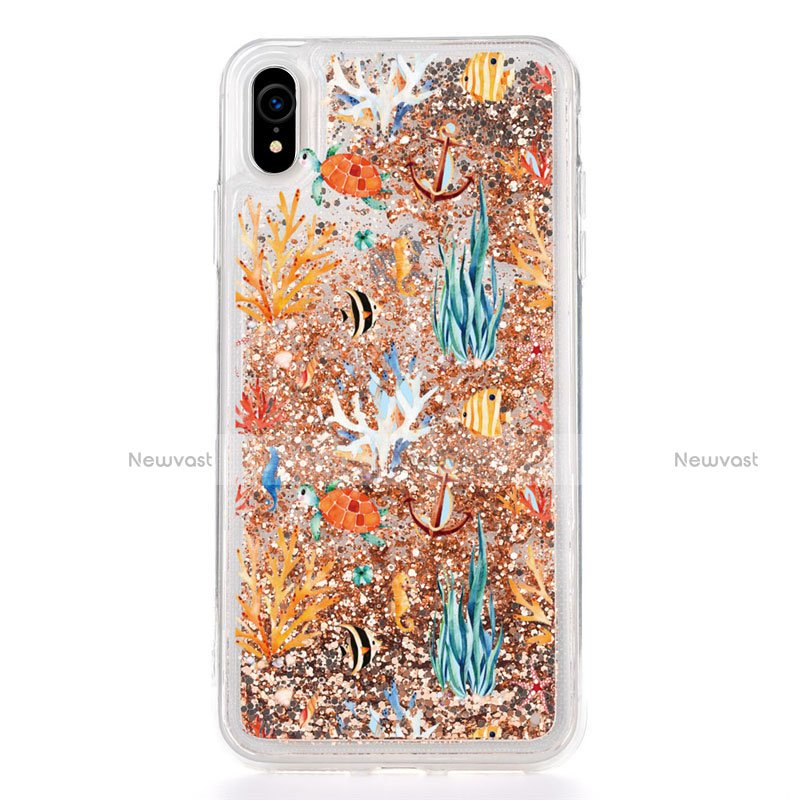 Ultra-thin Transparent Flowers Soft Case Cover T17 for Apple iPhone XR Mixed