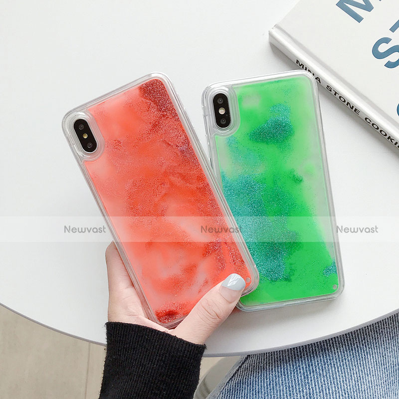 Ultra-thin Transparent Flowers Soft Case Cover Z03 for Apple iPhone Xs