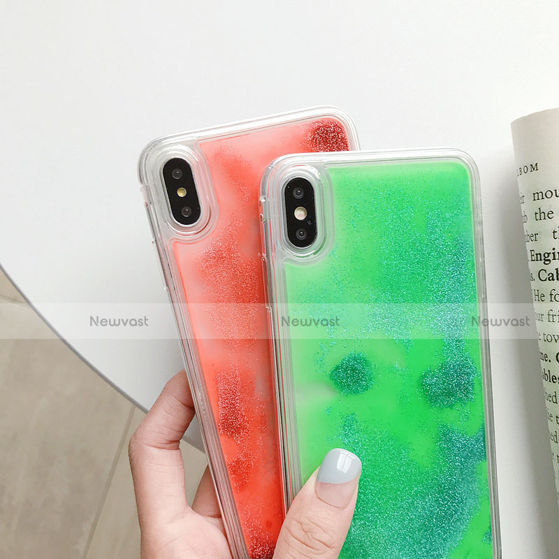 Ultra-thin Transparent Flowers Soft Case Cover Z03 for Apple iPhone Xs