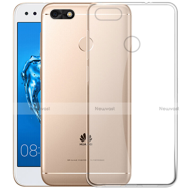 Ultra-thin Transparent Gel Gradient Soft Case Cover for Huawei Enjoy 7