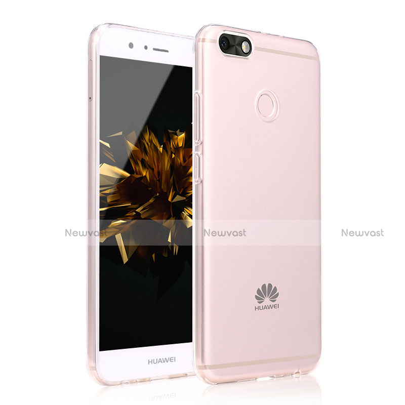 Ultra-thin Transparent Gel Gradient Soft Case Cover for Huawei Enjoy 7 Clear