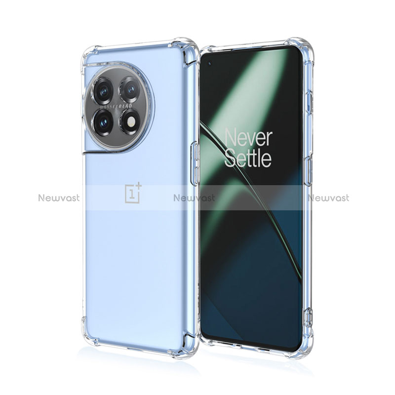 Ultra-thin Transparent Gel Gradient Soft Case Cover for OnePlus 11 5G