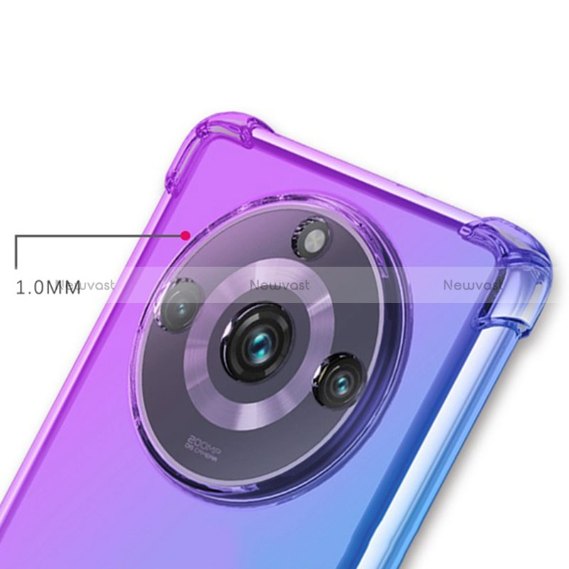 Ultra-thin Transparent Gel Gradient Soft Case Cover for Realme 11 Pro 5G