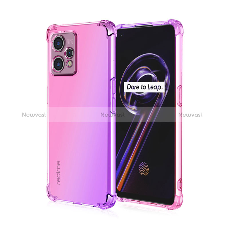 Ultra-thin Transparent Gel Gradient Soft Case Cover for Realme 9 5G