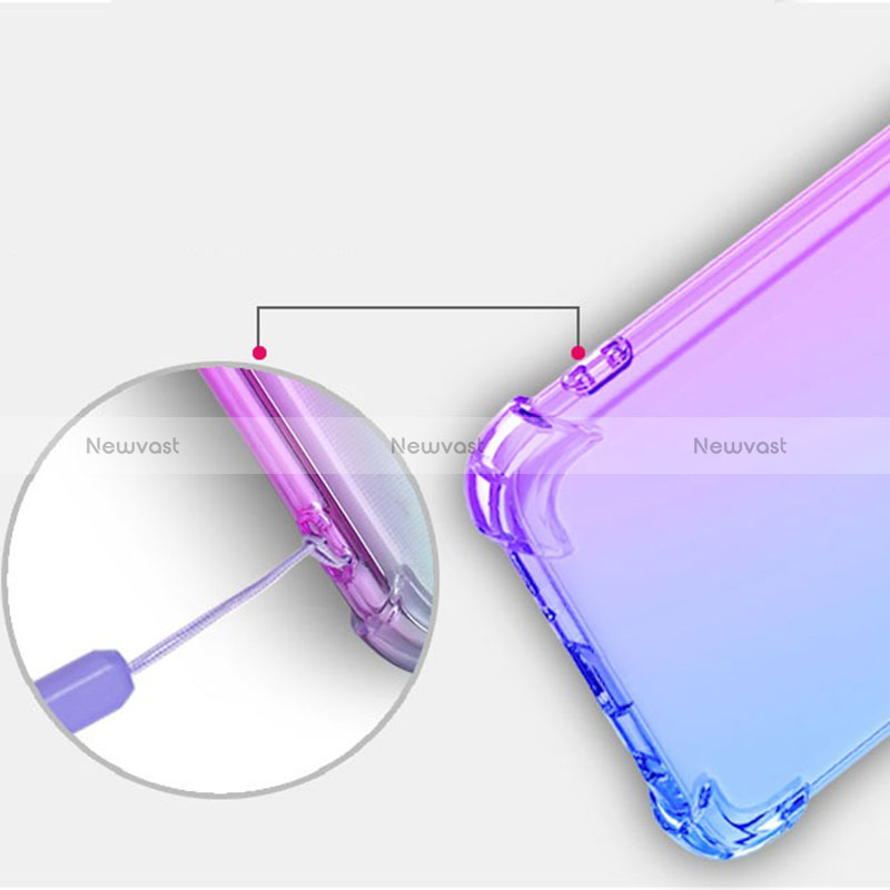Ultra-thin Transparent Gel Gradient Soft Case Cover for Realme 9 Pro+ Plus 5G