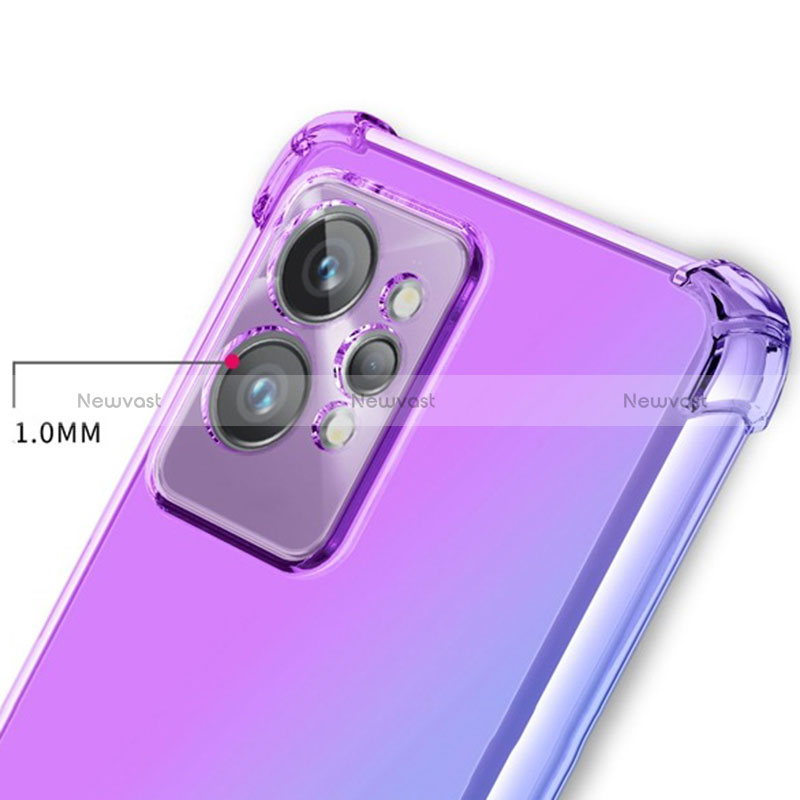 Ultra-thin Transparent Gel Gradient Soft Case Cover for Realme GT2 Pro 5G