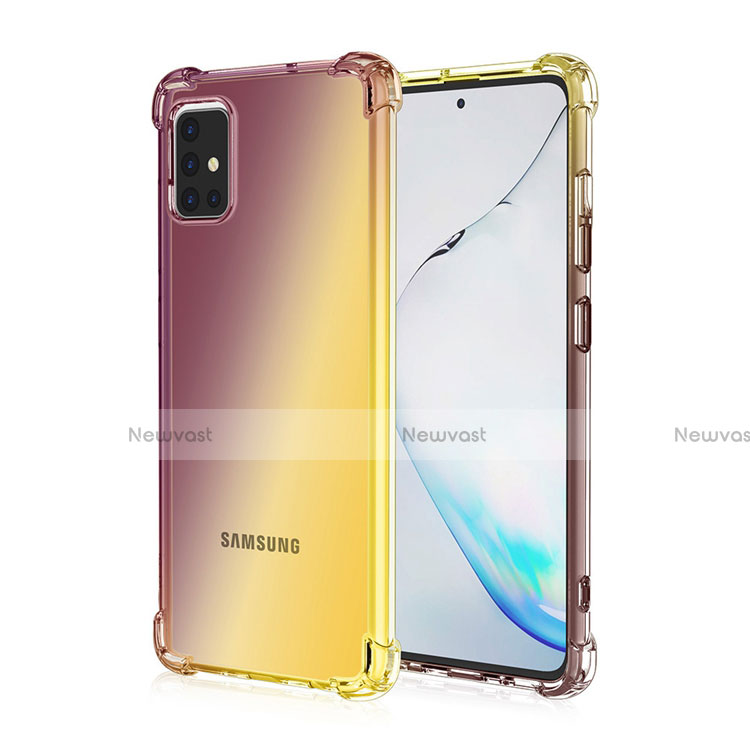 Ultra-thin Transparent Gel Gradient Soft Case Cover for Samsung Galaxy A51 4G
