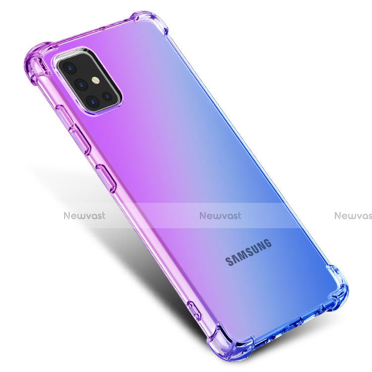 Ultra-thin Transparent Gel Gradient Soft Case Cover for Samsung Galaxy A51 4G